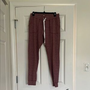 Women’s Zyia Burgundy Jogger Pants